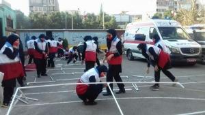 دانش آموزان البرز تمرین آمادگی در برابر زلزله را انجام دادند