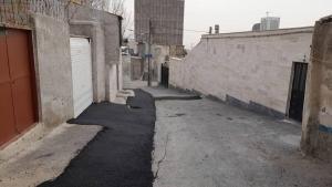 آسفالت خیابان «مسجدالکریم» روکش شد