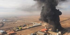 آتش‌سوزی در کارخانه چرم‌سازی در اشتهارد