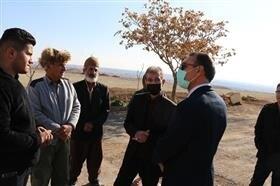 رئیس شورای شهر کرج از روستای چنارک و بیدار چشمه بازدید کرد
