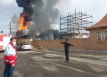 آتش سوزی یک واحد تولیدی در شهرک صنعتی اشتهارد مهار شد