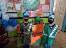 گرامیداشت روز هوای پاک توسط دانش آموزان البرز