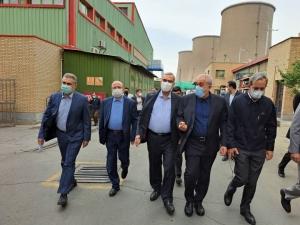 وزیر بهداشت از کارخانجات گروه صنعتی مپنا در البرز بازدید کرد