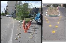 نصب علائم ترافیکی در منطقه ۷