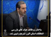 ساختار و وظایف هیأت های بازرسی انتخابات  در استان البرز تشریح و تبیین شد