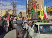 راهپیمایی مردم ولایتمدار کمالشهر درمحکومیت حادثه ی  تروریستی گلزار شهدای  کرمان(تصاویر)