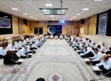 فیلم | مراسمات جزخوانی قرآن کریم ندامتگاه فردیس در ماه مهمانی خدا
