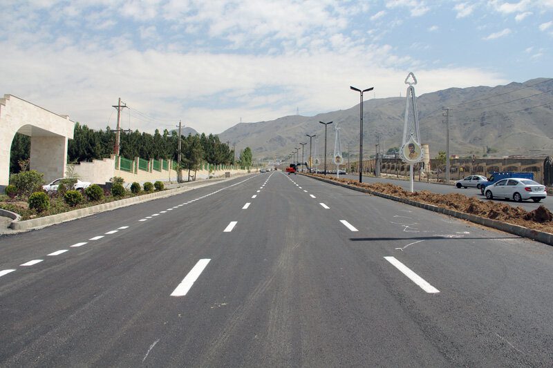 پایان عملیات اجرایی و آسفالت پروژه اتصال بلوار جمهوری به بزرگراه شهید سلیمانی