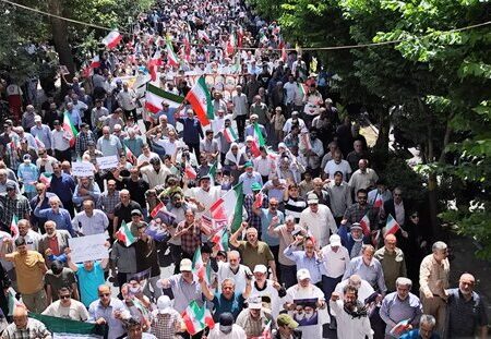 اجتماع بزرگ “مباهله مقاومت” در کرج برگزار شد