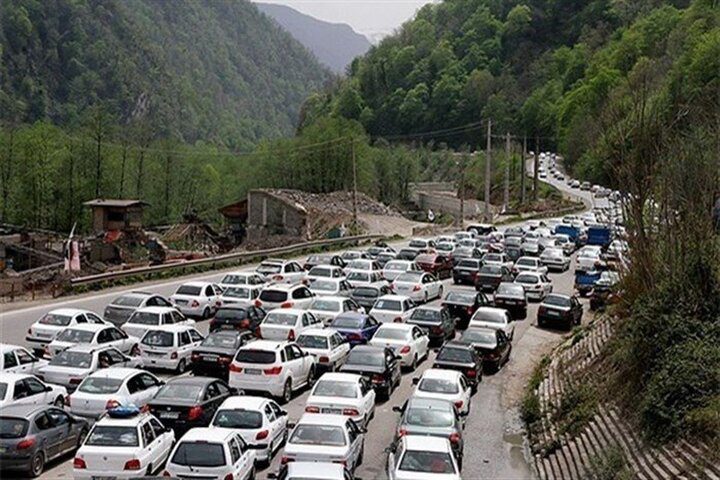 محدودیت تردد در چالوس برای تخلیه بار ترافیکی بازگشت مسافران