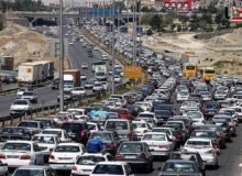 ترافیک سنگین در آزادراه کرج – قزوین