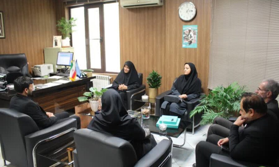 دیدار مدیرکل بهزیستی البرز با معاون دادستان به مناسبت هفته قوه قضاییه