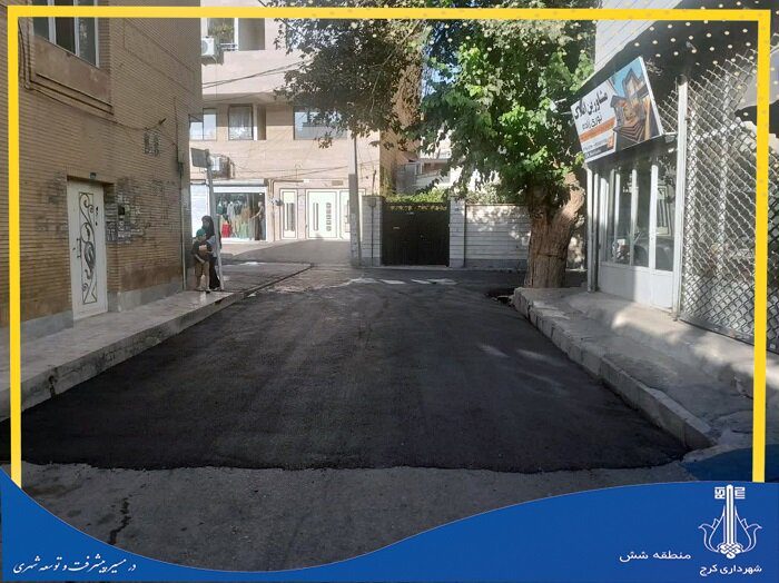 آغاز عملیات گسترده بهسازی و لکهگیری معابر منطقه ۶ کرج