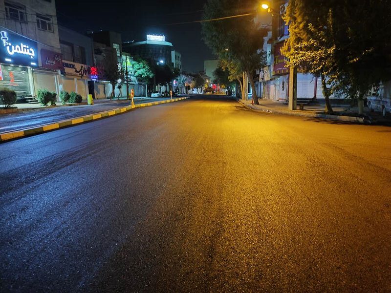 تداوم بهسازی و ساماندهی آسفالت معابر شهری در مناطق ۱۰گانه