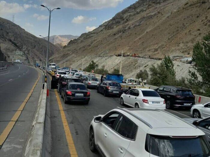 ترافیک سنگین در آزادراه تهران – شمال و  کرج – قزوین 