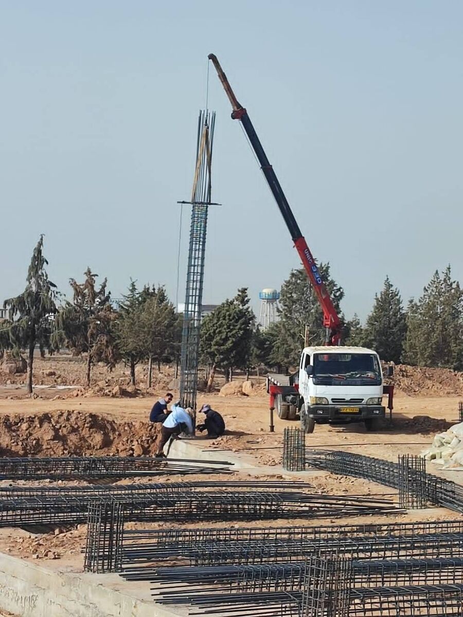 پیشرفت چشمگیر در احداث بزرگترین سالن ورزش‌های آبی غرب استان البرز