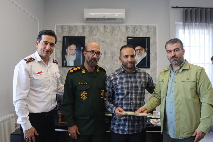 عضو شورا و فرمانده سپاه با سرپرست سازمان آتشنشانی کرج دیدار کردند