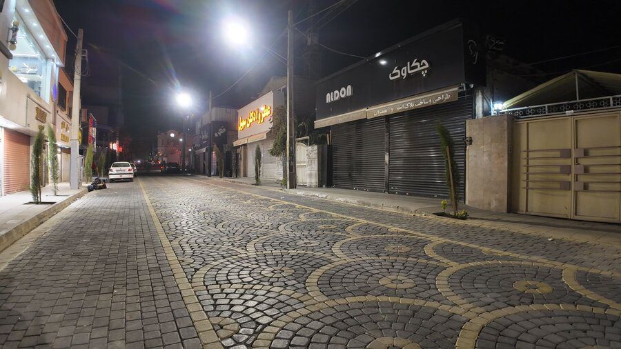 پروژهی گستردهی نوسازی روشنایی معابر کرج اجرا شد