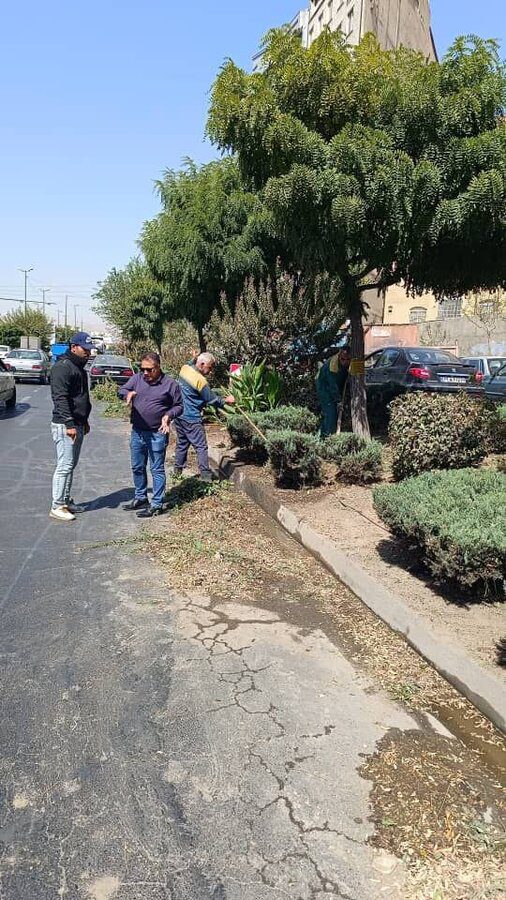 بوستان‌های منطقه ۸ شهرداری کرج رنگ و روی تازه گرفت