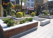 فضای مکث فلکه دوم رجایی شهر تکمیل شد