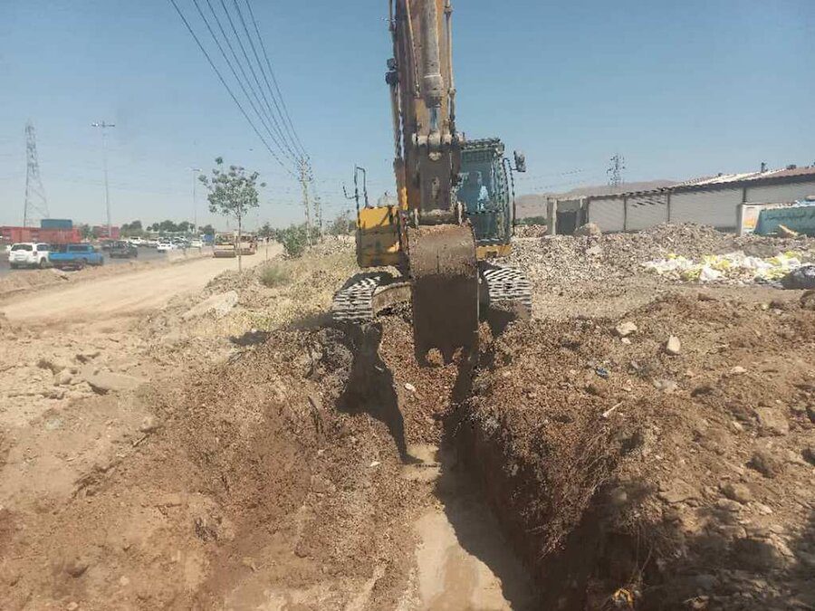 خط انتقال آب بهشت سکینه(س) مرمت و بازسازی شد