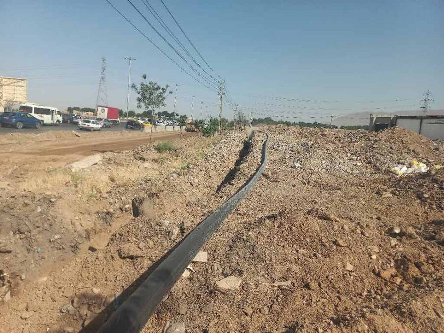 خط انتقال آب بهشت سکینه(س) مرمت و بازسازی شد
