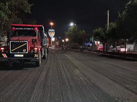 بیش از ۵ هزار تن آسفالت در سه منطقه شهری توزیع شد