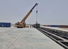 نخستین محموله ریلی کانتینری چین از طریق بندر خشک آپرین وارد منطقه ویژه اقتصادی پیام شد