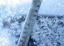 پیش بینی یخبندان و بارش پراکنده برف در البرز