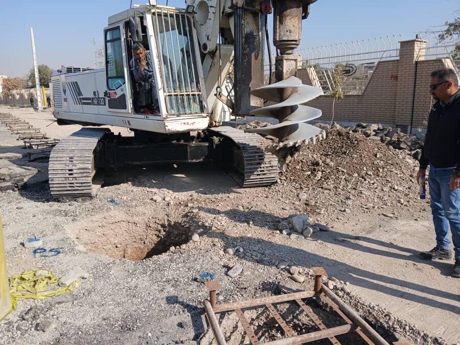 عملیات عمرانی در پروژه تقاطع غیرهمسطح شیخآباد کرج در جریان است