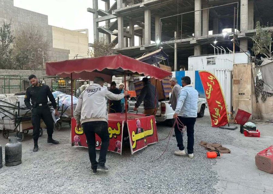 طرح ضربتی ساماندهی و جمعآوری اغذیهفروشان غیرمجاز اجرا شد