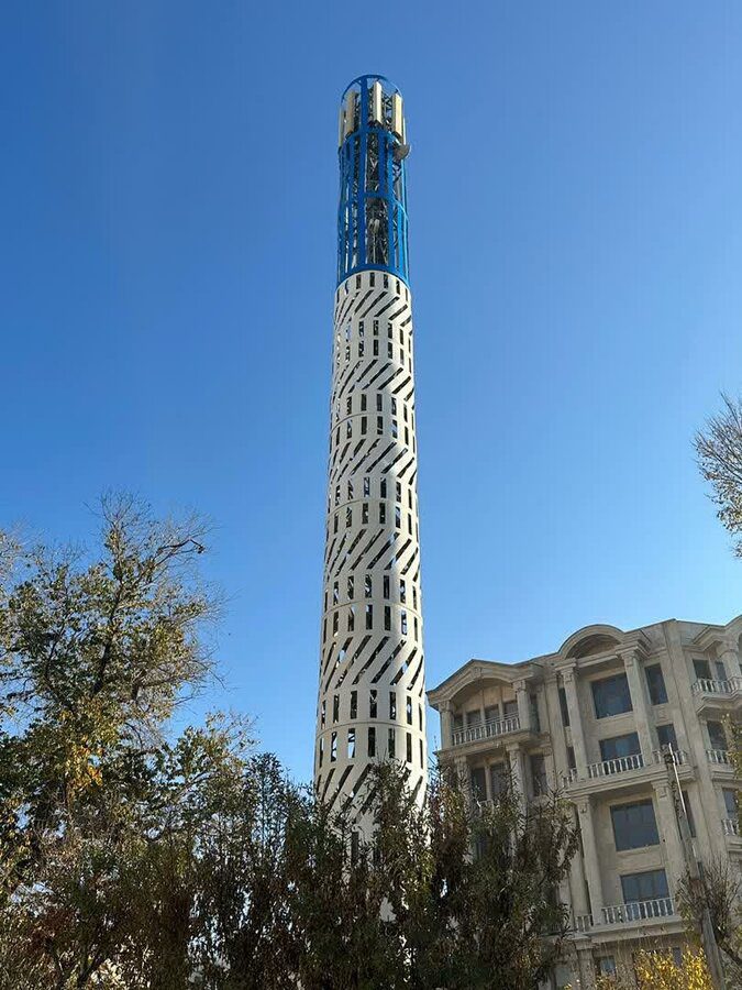 دکل مخابراتی پارک عطار لباس نو به تن کرد