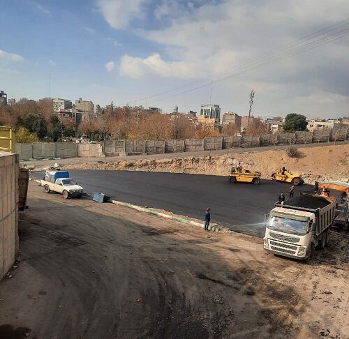 سکوی انتقال زباله خلج‌آباد بهسازی و آسفالت شد