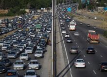 ترافیک سنگین در آزادراه تهران – کرج – قزوین