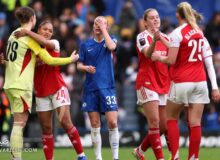 ستارهها تماشاگر فوتبال حساس زنان؛ اسطوره فرانسوی کنار بازیگر مشهور +ویدیو