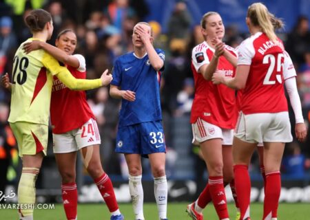 ستاره‌ها تماشاگر فوتبال حساس زنان؛ اسطوره فرانسوی کنار بازیگر مشهور +ویدیو