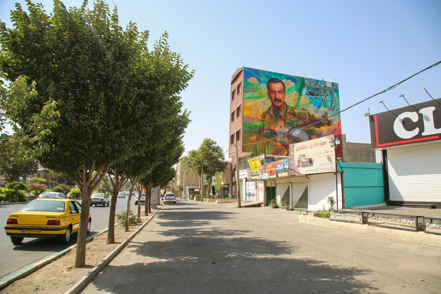 دیوارنگاره یادبود "خلبان محمود اسکندری" کاندید برترین نقاشی‌ دیواری جهان شد