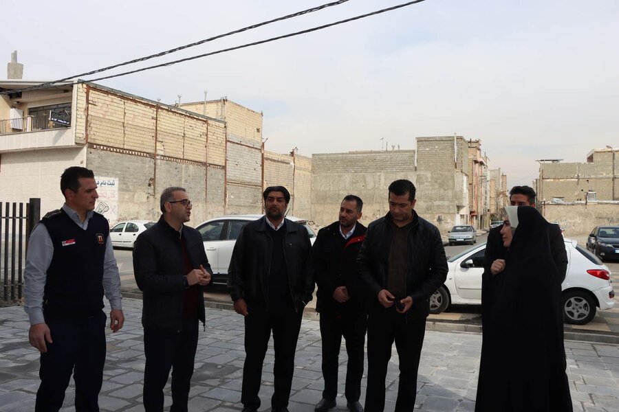 بازدید عضو شورای اسلامی شهر کرج از ایستگاه جدید آتش‌نشانی