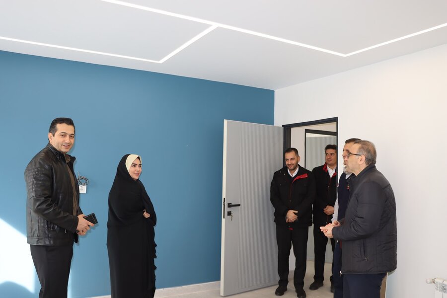 بازدید عضو شورای اسلامی شهر کرج از ایستگاه جدید آتش‌نشانی