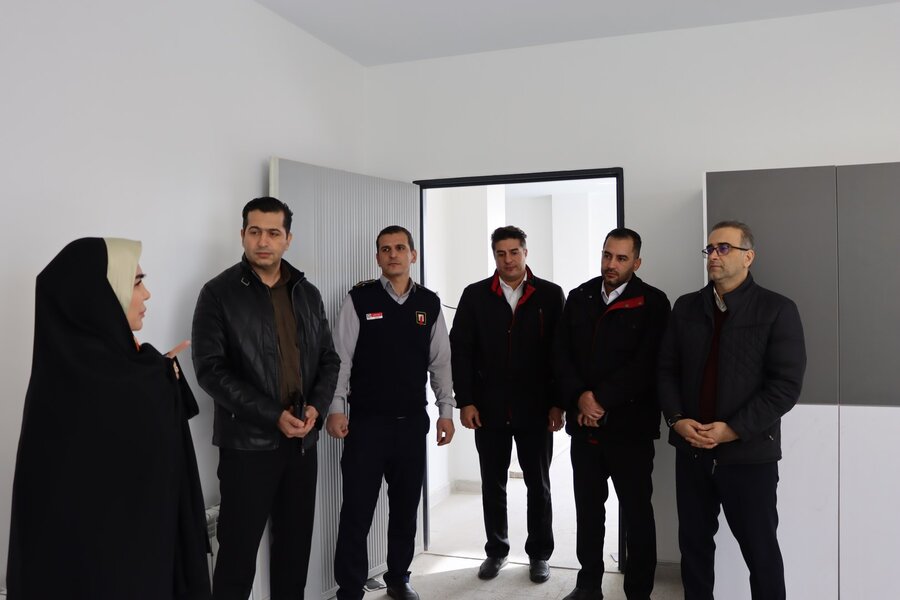 بازدید عضو شورای اسلامی شهر کرج از ایستگاه جدید آتش‌نشانی