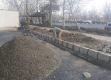 پیشرفت ۹۰ درصدی جدول‌گذاری و زیرسازی آسفالت در پروژه ماهان پارک