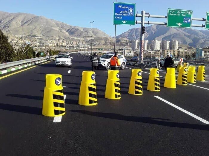 اجرای محدودیت ترافیکی درآزادراه تهران – شمال و جاده چالوس؛ شنبه ۲۷ دی