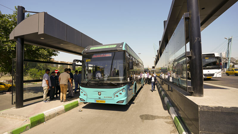 ورود ۴۰ اتوبوس برقی و راهاندازی نخستین خط BRT کرج پس از ۹ سال انتظار