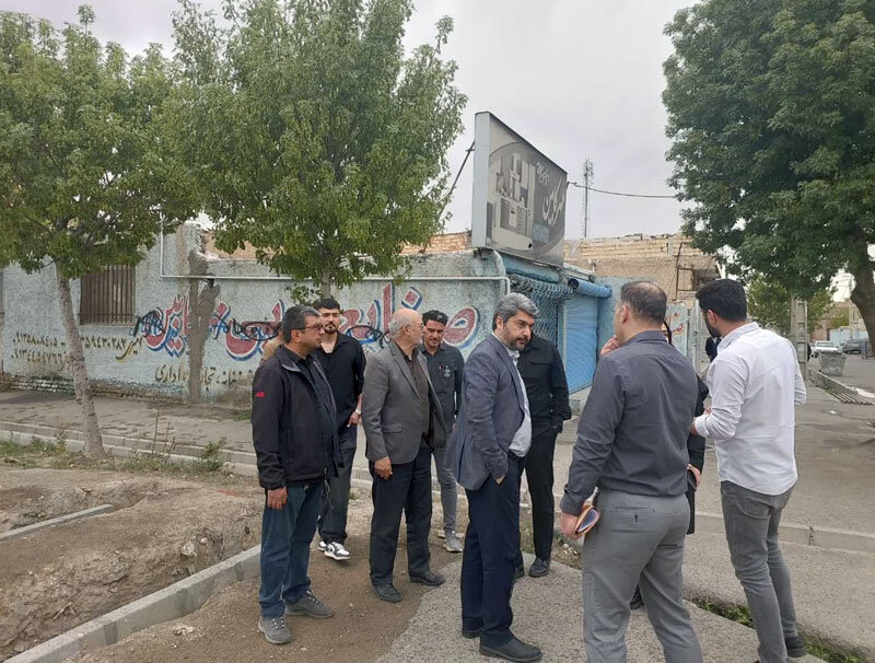 بهسازی خیابان پنجم غربی آق تپه سرعت گرفت