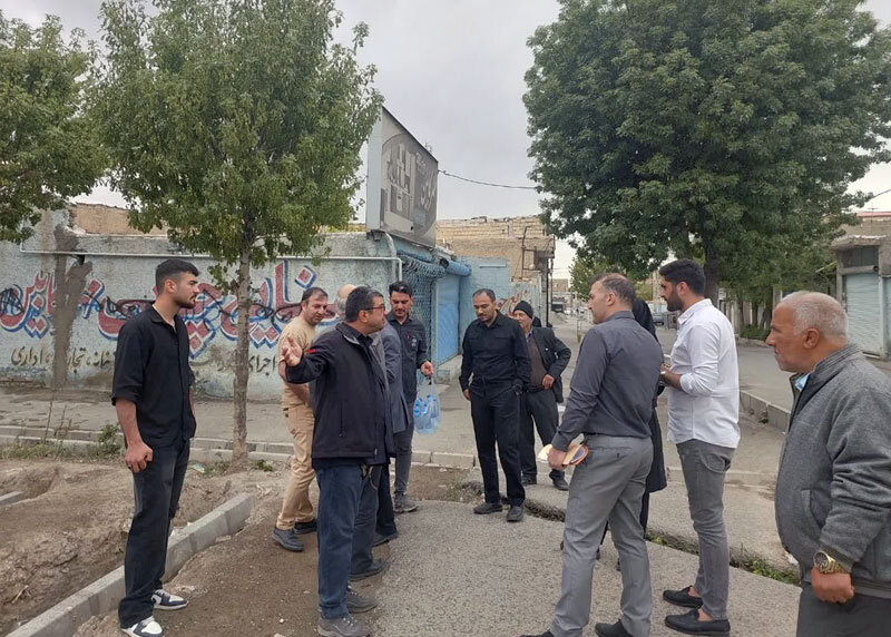 بهسازی خیابان پنجم غربی آق تپه سرعت گرفت