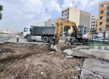 عملیات عمرانی بلوار پونه غربی آغاز شد
