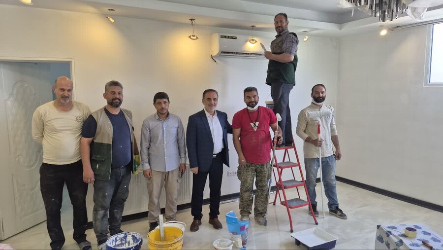 نظارت مستقیم رئیس کمیسیون عمران بر بازسازی تخریب‌های ناشی از جنگ