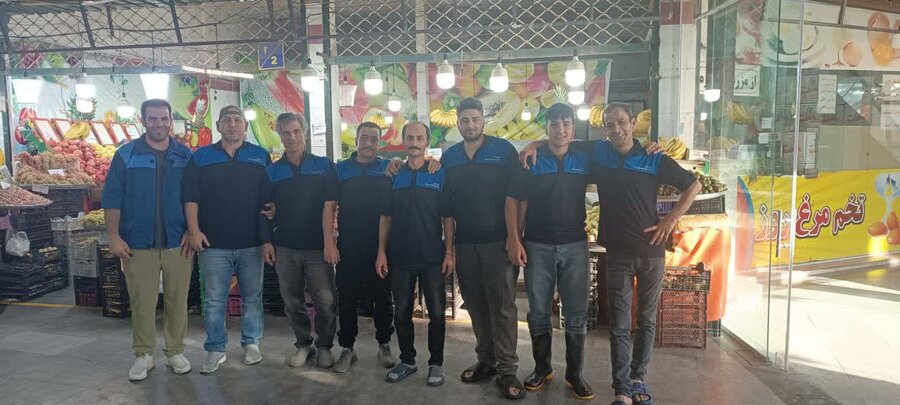 لباس فرم کارکنان غرفه‌های بازار روزهای کرج یک‌دست شد