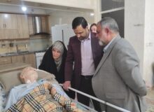 مدیر منطقه ۱ از همکار آسیب‌دیده در حوادث دی‌ماه دیدار کرد