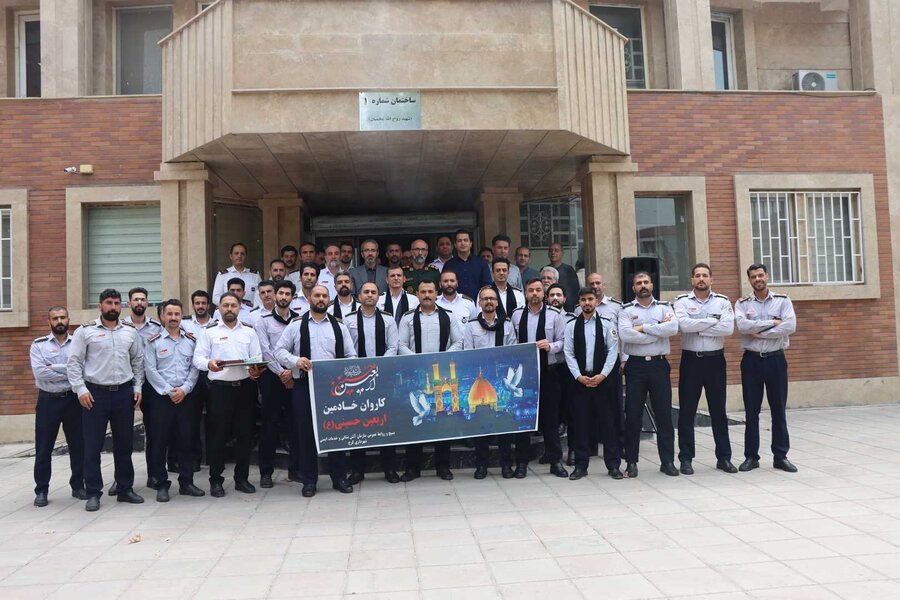 خادمان ایمنی شهر کرج به مرز مهران اعزام شدند